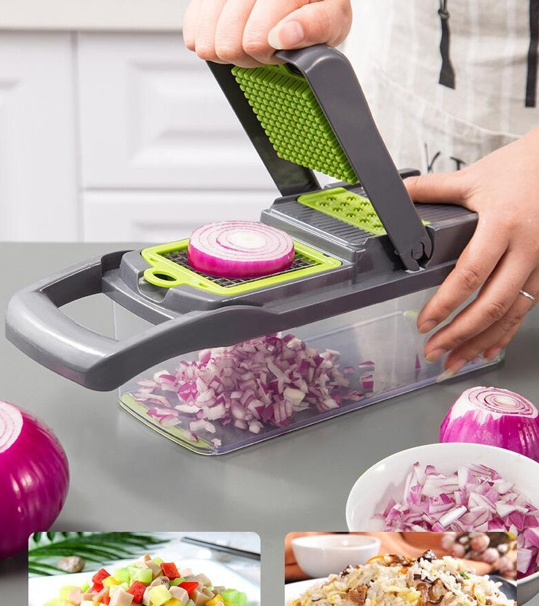 Multifunctional Vegetable Cutter_ Slicing And Dicing Fruits and Vegetables