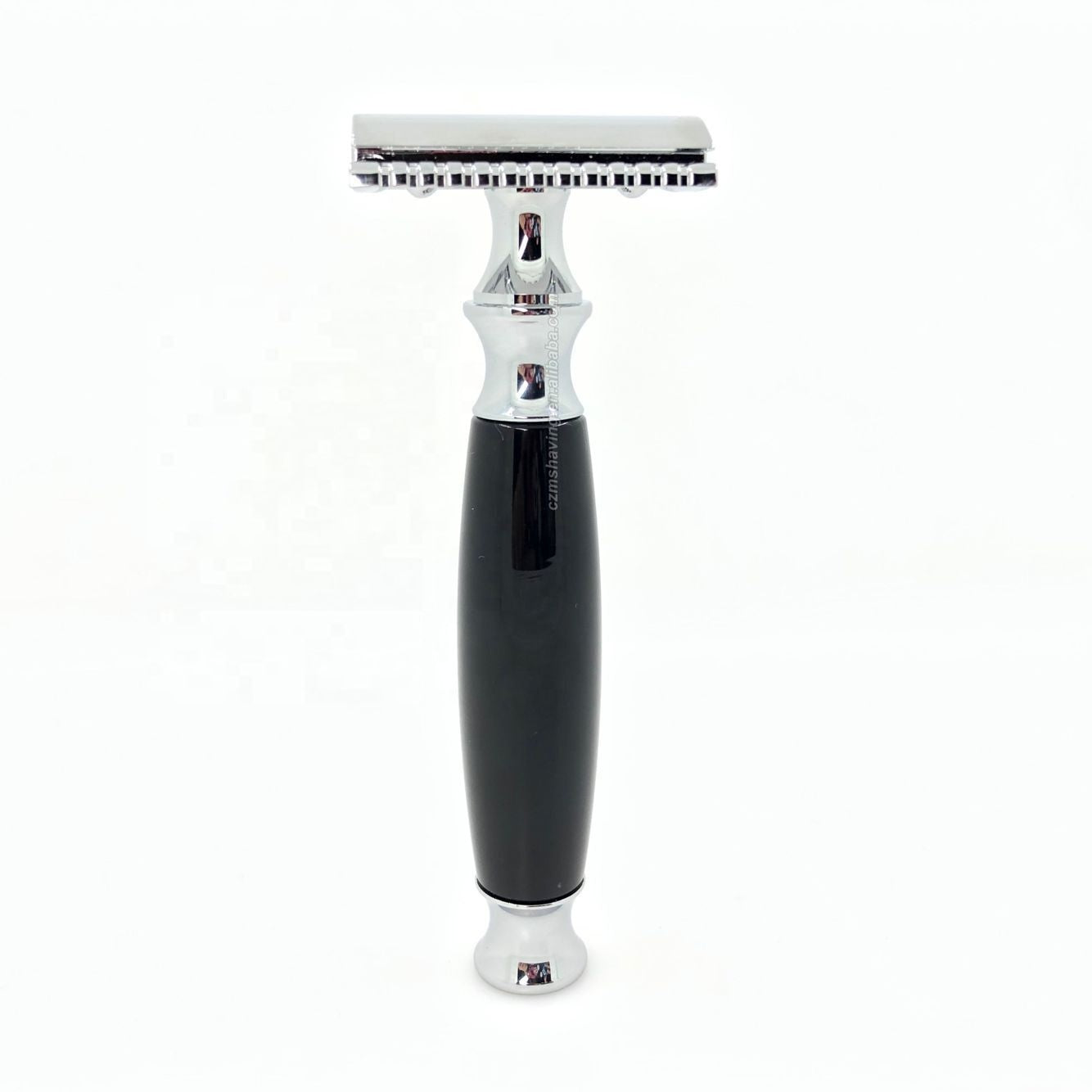 Manual Black Resin Handle Men's Manual Shavers