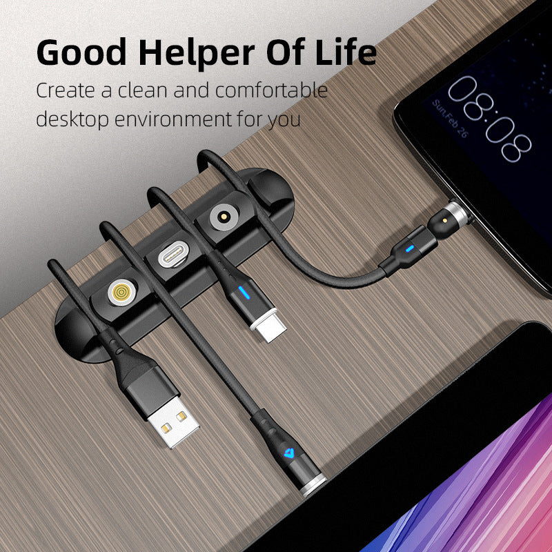 Desktop Charging Magnetic Data Cable Organizer