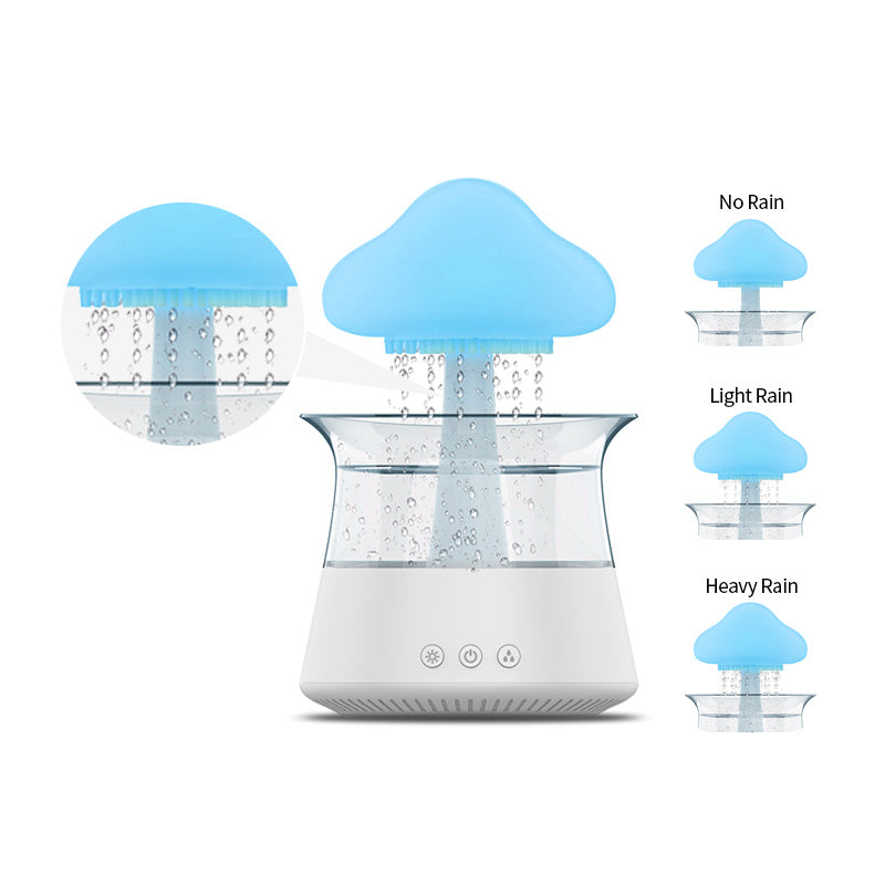 Aroma Diffuser Rainy Cloud Mushroom Atomizer Air Humidifier