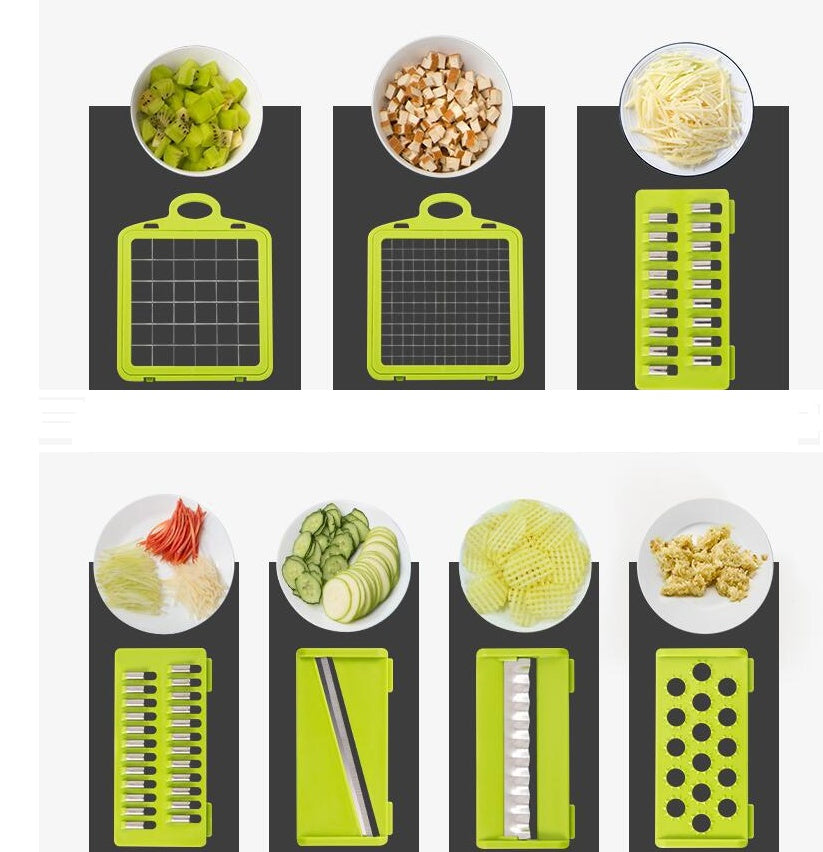 Multifunctional Vegetable Cutter_ Slicing And Dicing Fruits and Vegetables