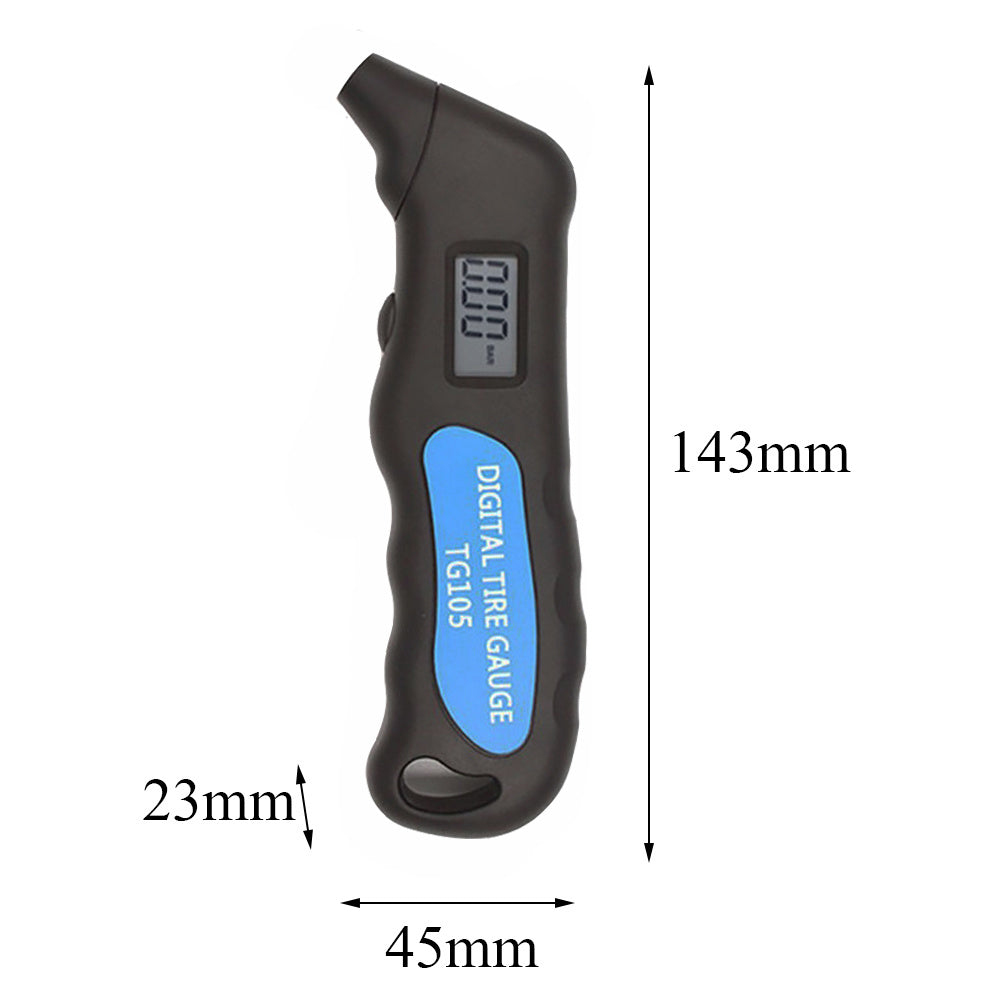 Multi-functional tire pressure gauge