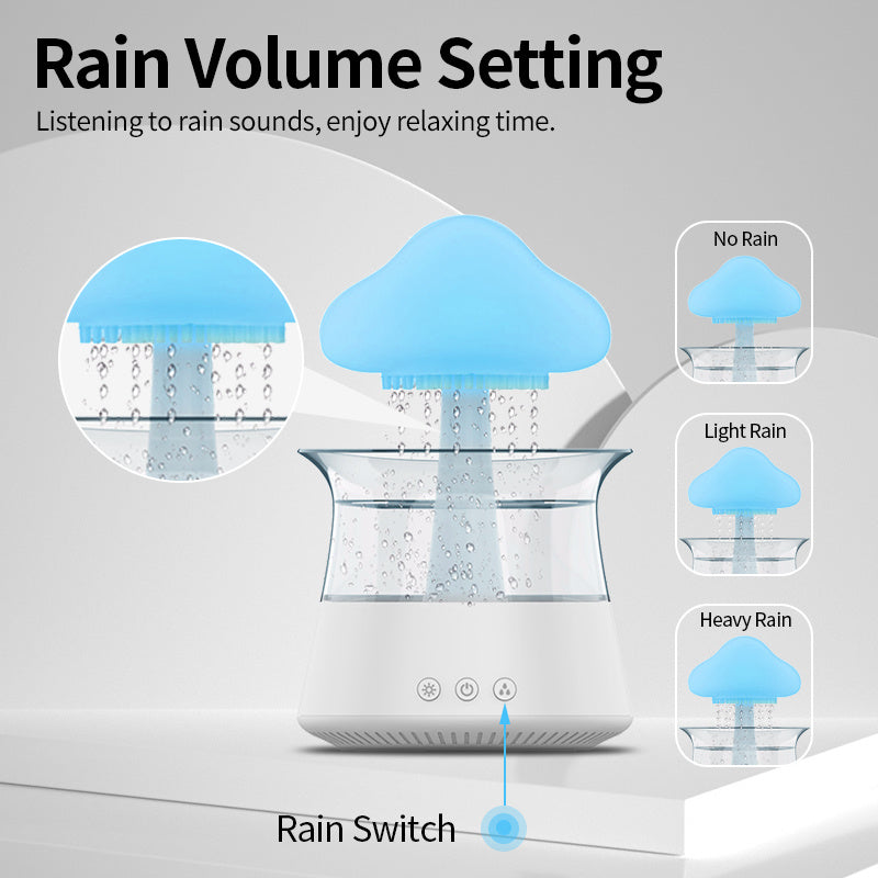 Aroma Diffuser Rainy Cloud Mushroom Atomizer Air Humidifier