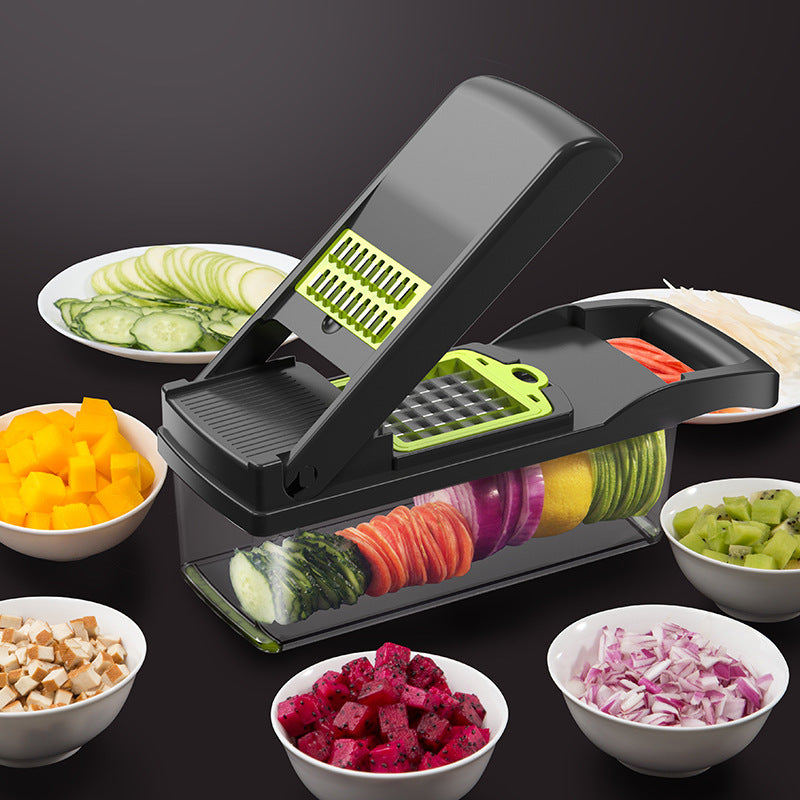 Multifunctional Vegetable Cutter_ Slicing And Dicing Fruits and Vegetables