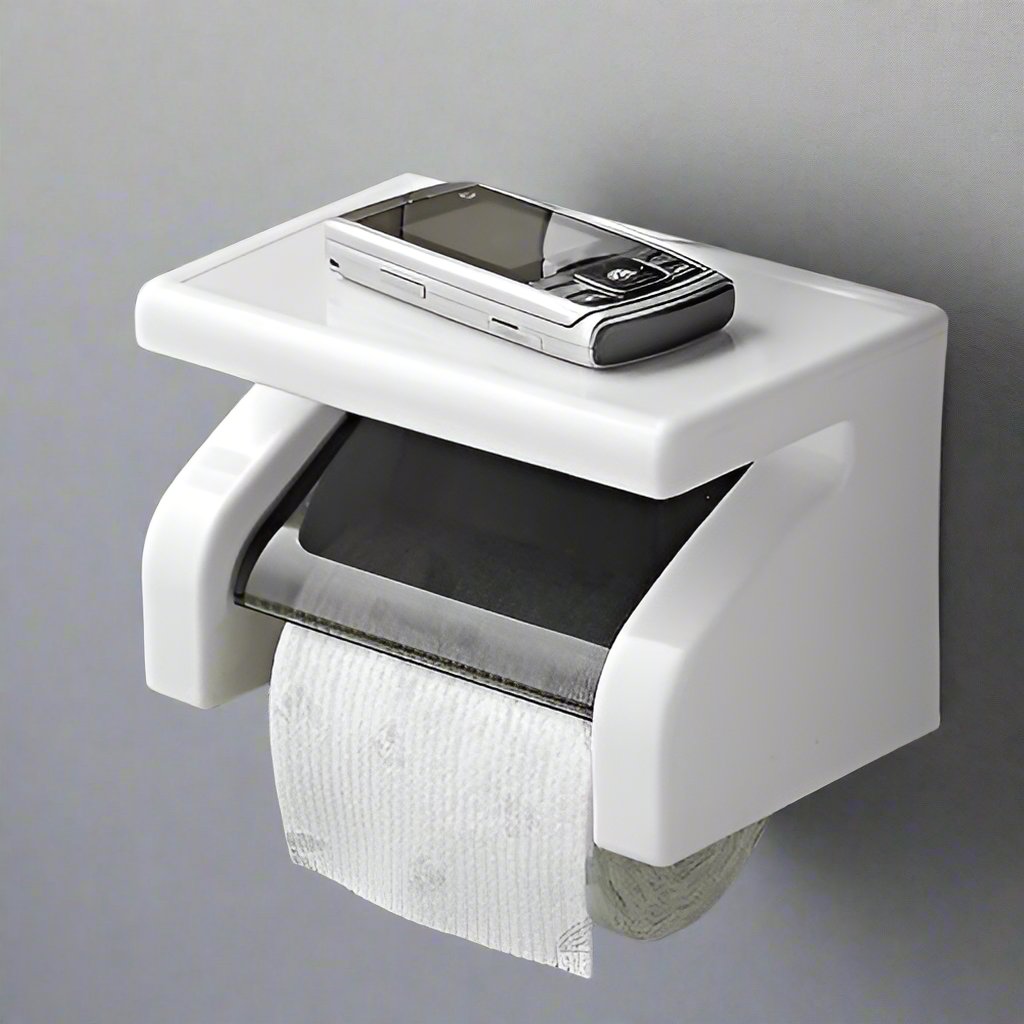 Tissue holder for bathroom office