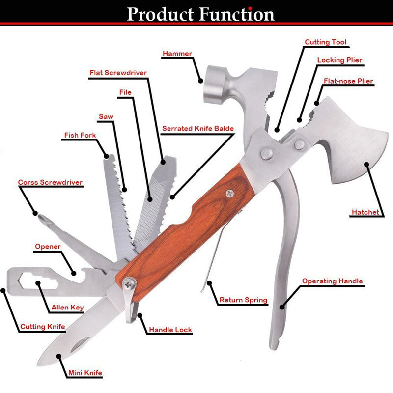 Outdoor tools multi-purpose pliers