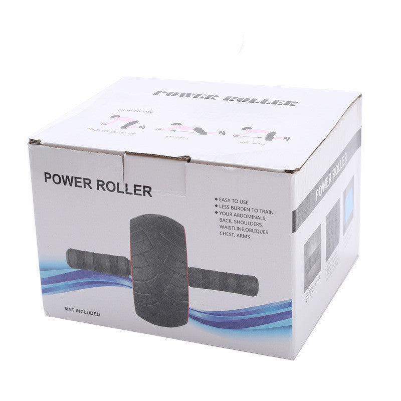 Silent Single-Wheel Ab Roller for Home Workouts