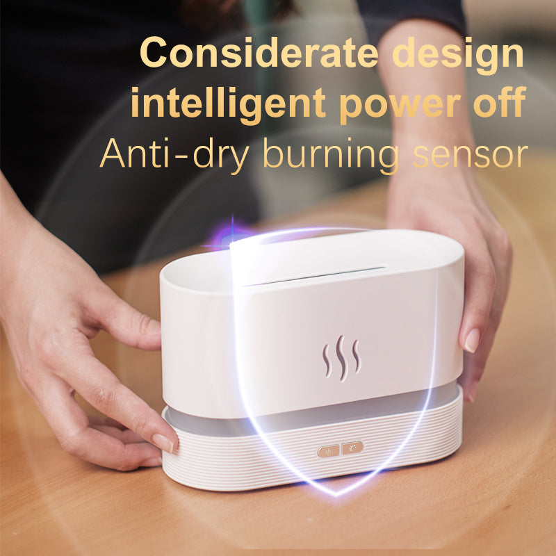 Exclusive Flame Humidifier Aroma Diffuser Air Essential Oil Ultrasonic Humidifier