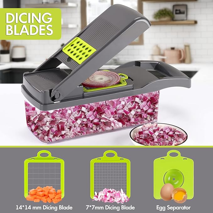 Multifunctional Vegetable Cutter_ Slicing And Dicing Fruits and Vegetables