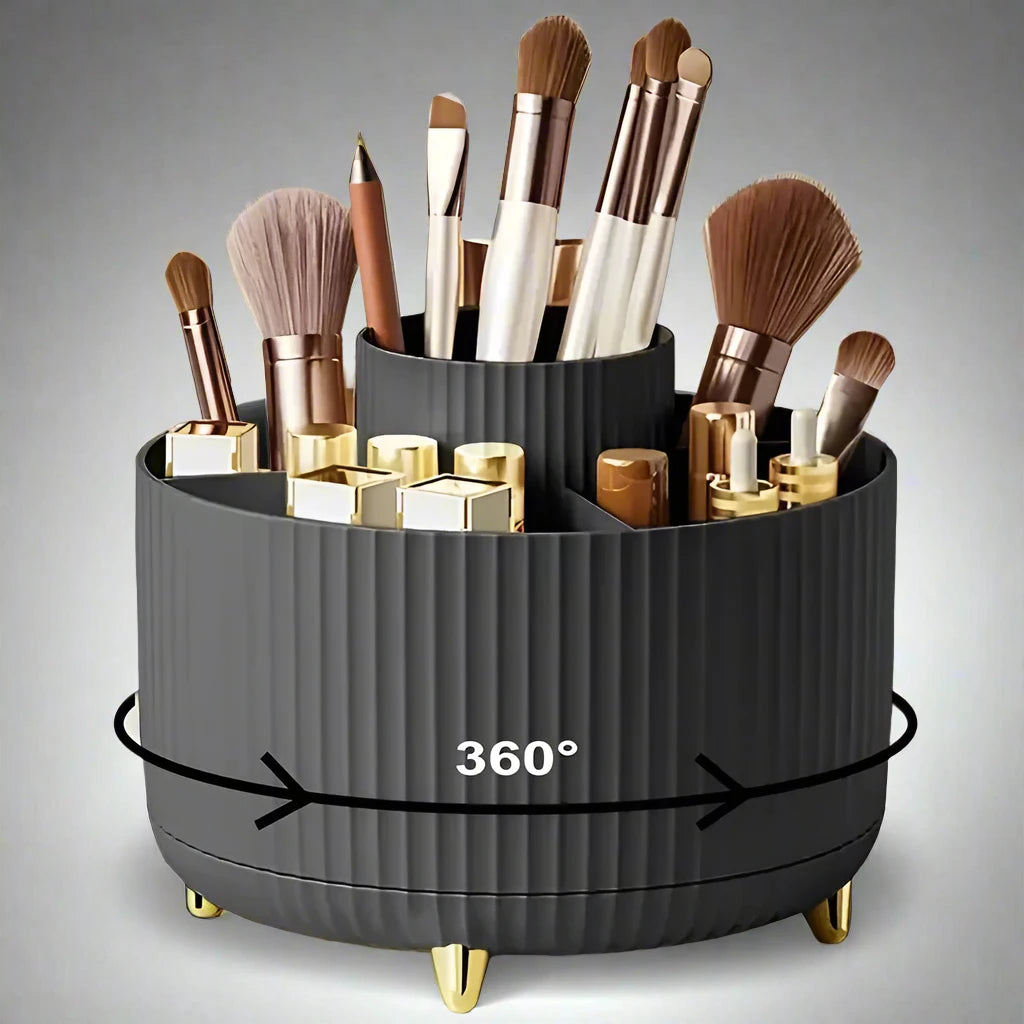 5 Slot 360° Rotating Makeup Brushes