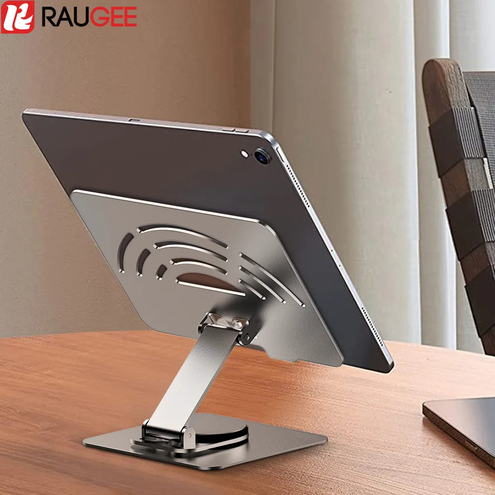 Tablet Holder for iPad Pro Stand Foldable Bracket 360° Rotation