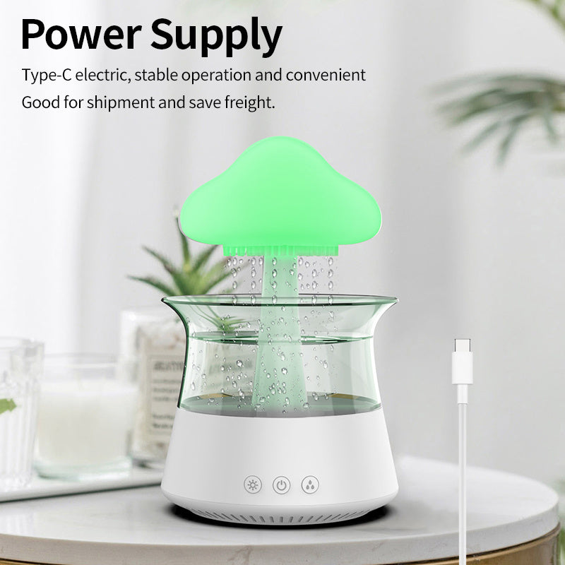 Aroma Diffuser Rainy Cloud Mushroom Atomizer Air Humidifier