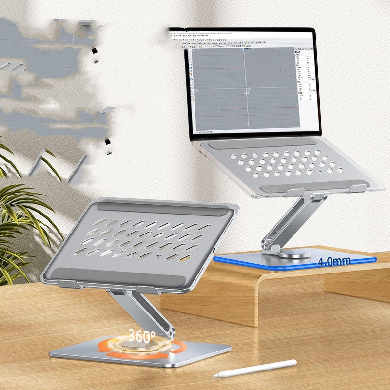 Laptop Stand Desktop – 360° Rotating Ergonomic Bracket