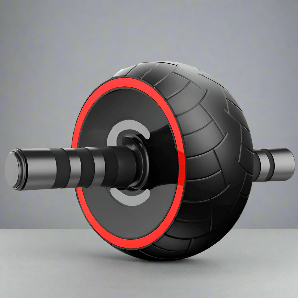 Silent Single-Wheel Ab Roller for Home Workouts